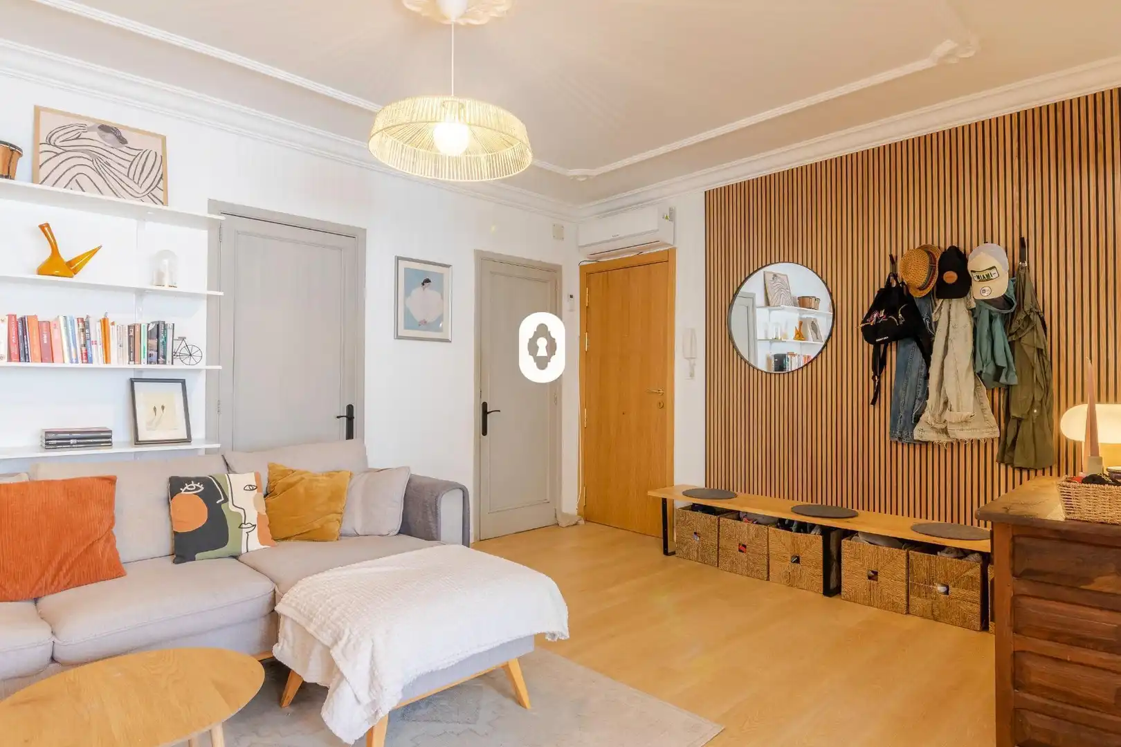 Living room of Flat for sale in Inca  with Air Conditioner, Parquet flooring and Terrace