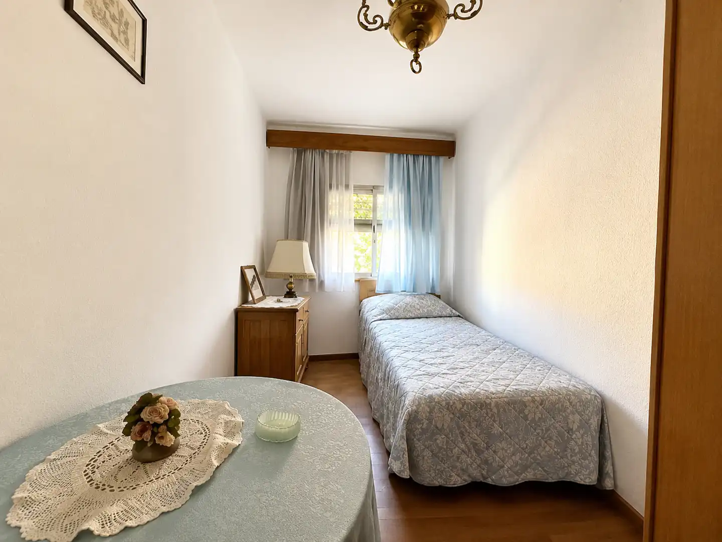 Bedroom of Flat for sale in Madrid  with Heating, Parquet flooring and Furnished