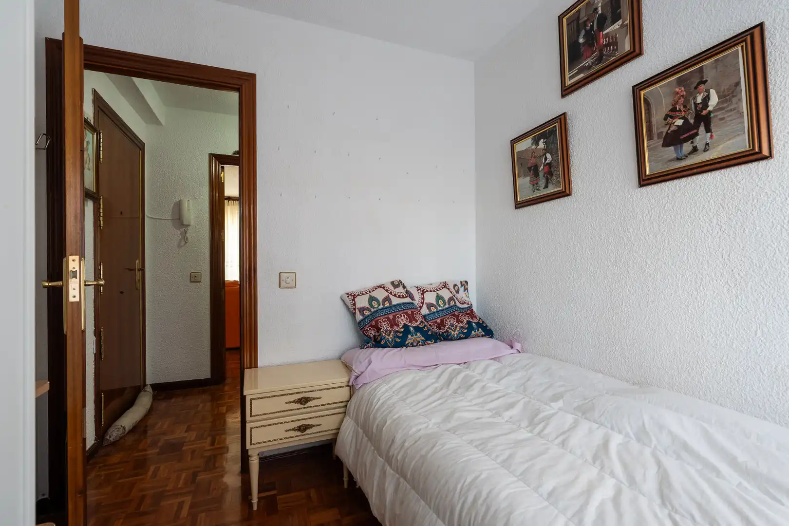 Bedroom of Flat for sale in Madrid  with Heating, Private garden and Terrace