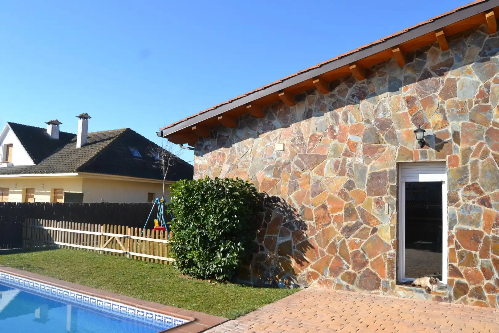 Piscina de Casa o chalet en venta en Sant Vicenç de Castellet con Calefacción, Terraza y Piscina