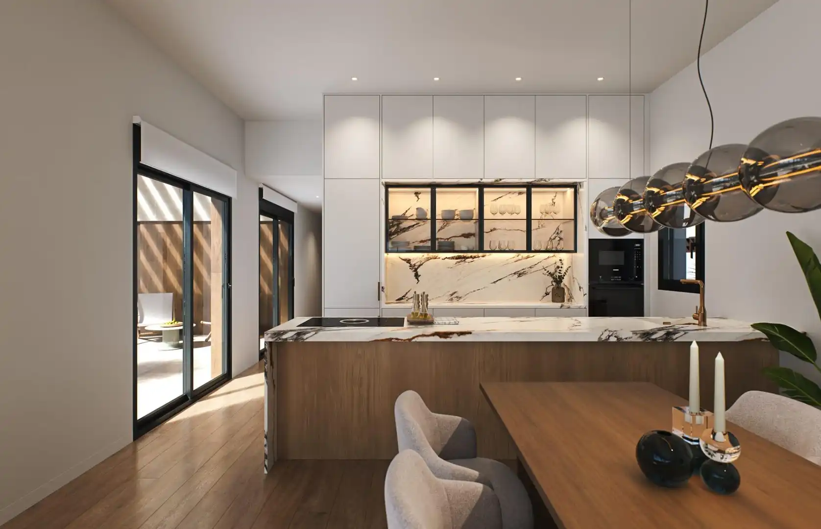 Cocina de Casa o chalet en venta en Murcia con Calefacción y Piscina