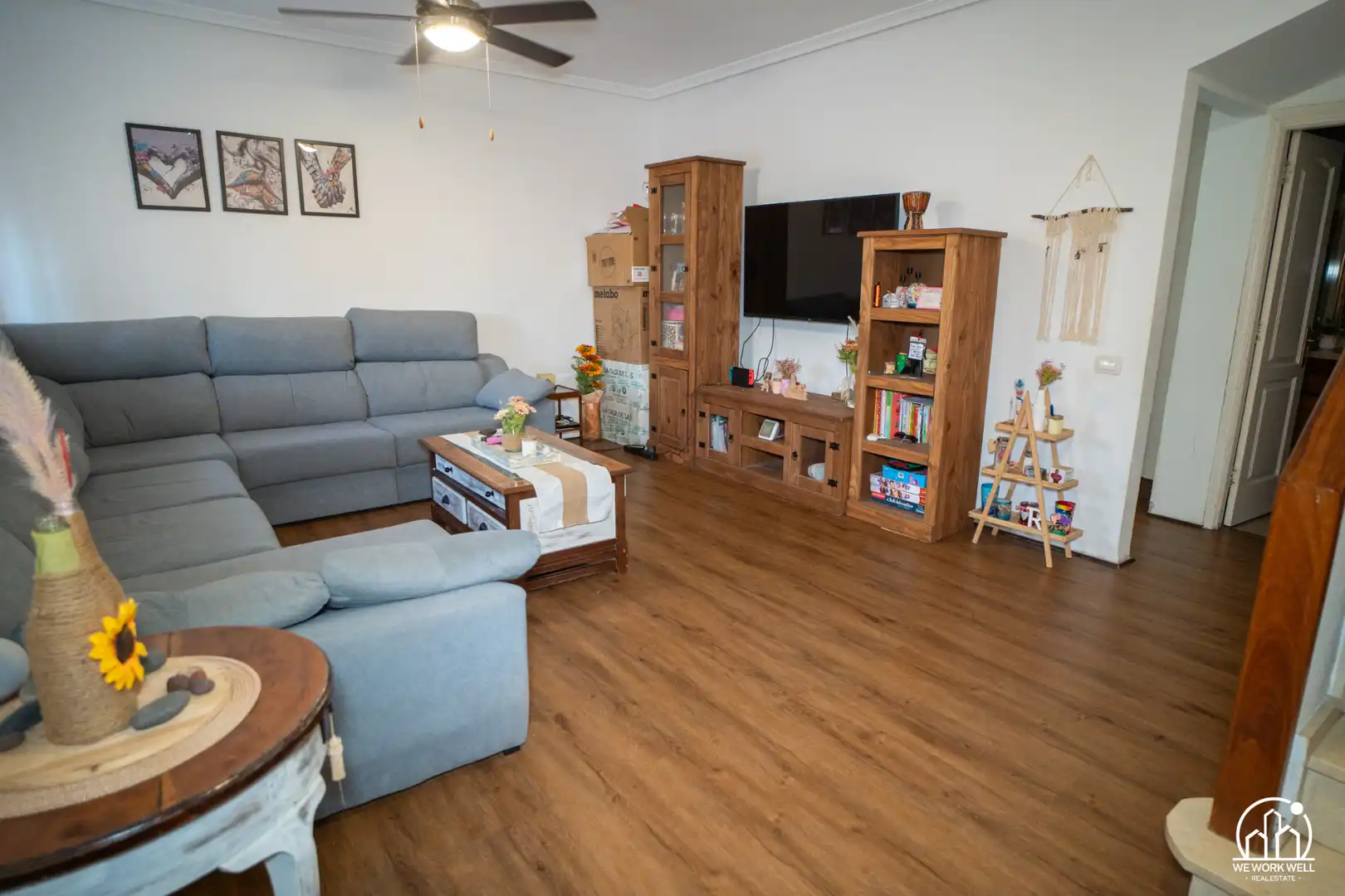 Sala de estar de Casa adosada en venta en Puerto del Rosario con Terraza, Trastero y Amueblado