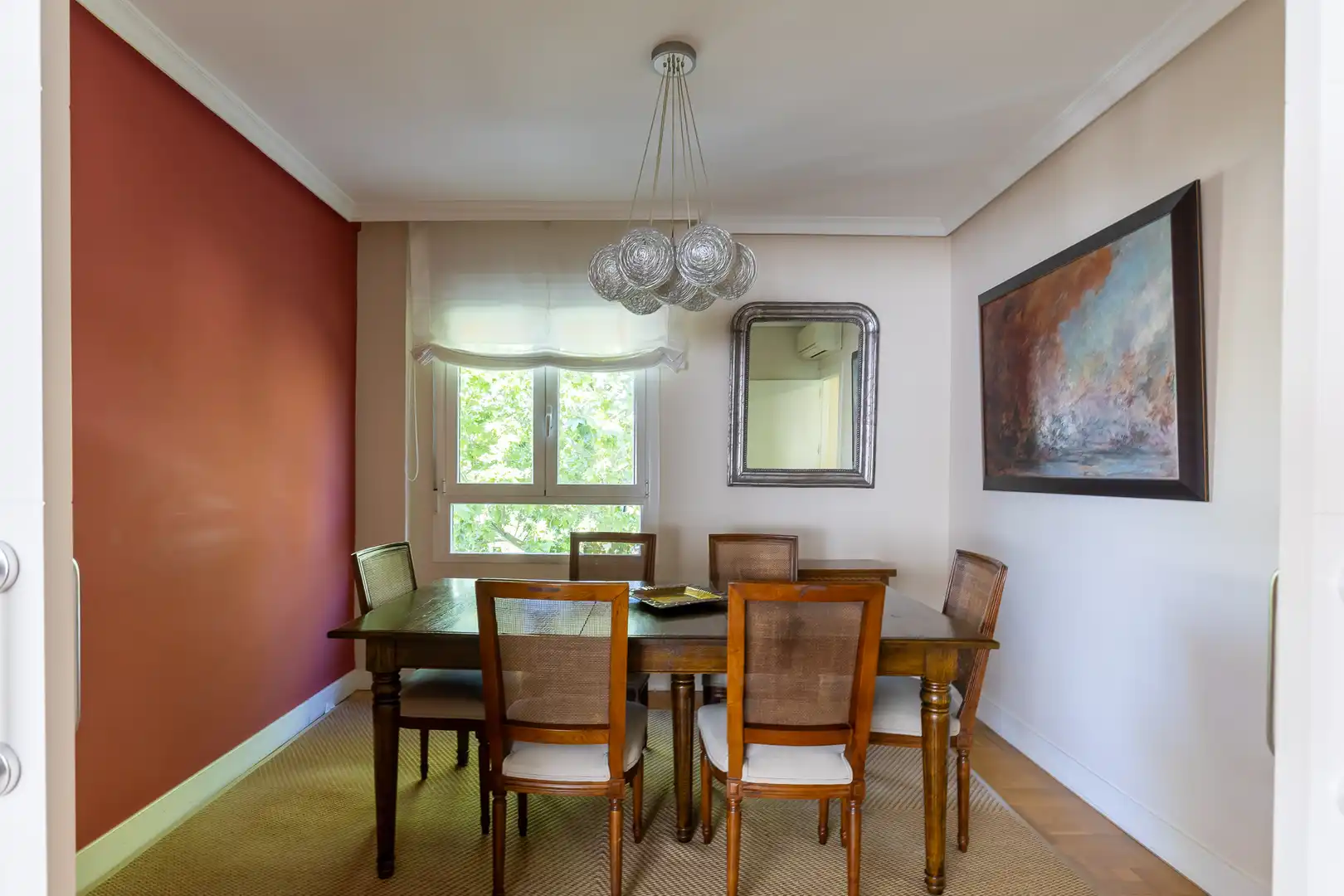 Esszimmer von Wohnung zum Verkauf in Madrid mit Klimaanlage, Heizung und Privatgarten