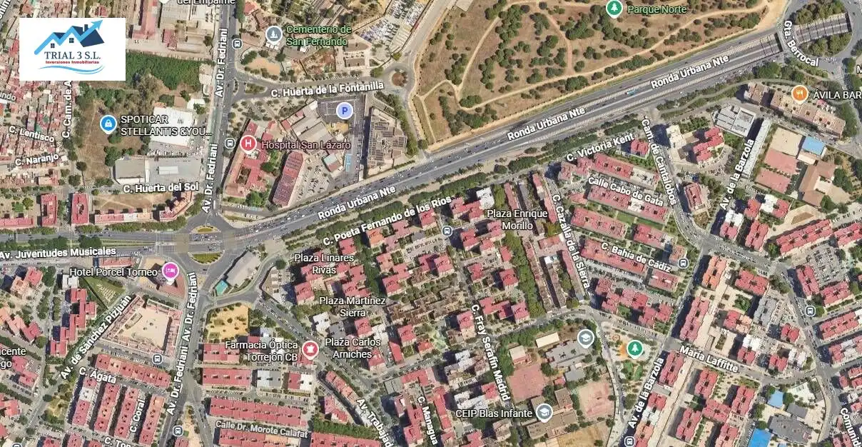 Vista exterior de Piso en venta en Sevilla