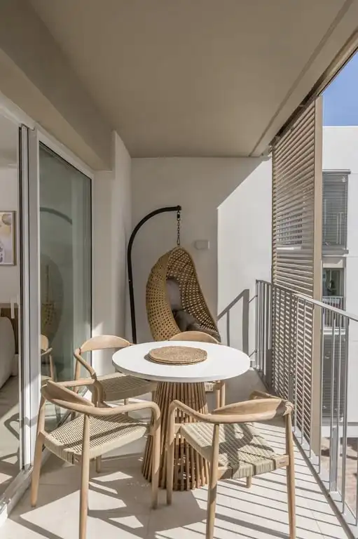 Balcony of Apartments for rent in Jávea / Xàbia  with Air Conditioner, Storage room and Sauna