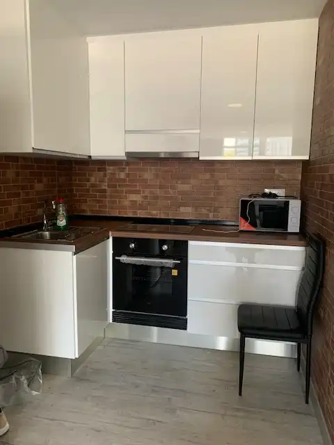 Kitchen of Flat for rent in Ferrol  with Air Conditioner, Heating and Furnished