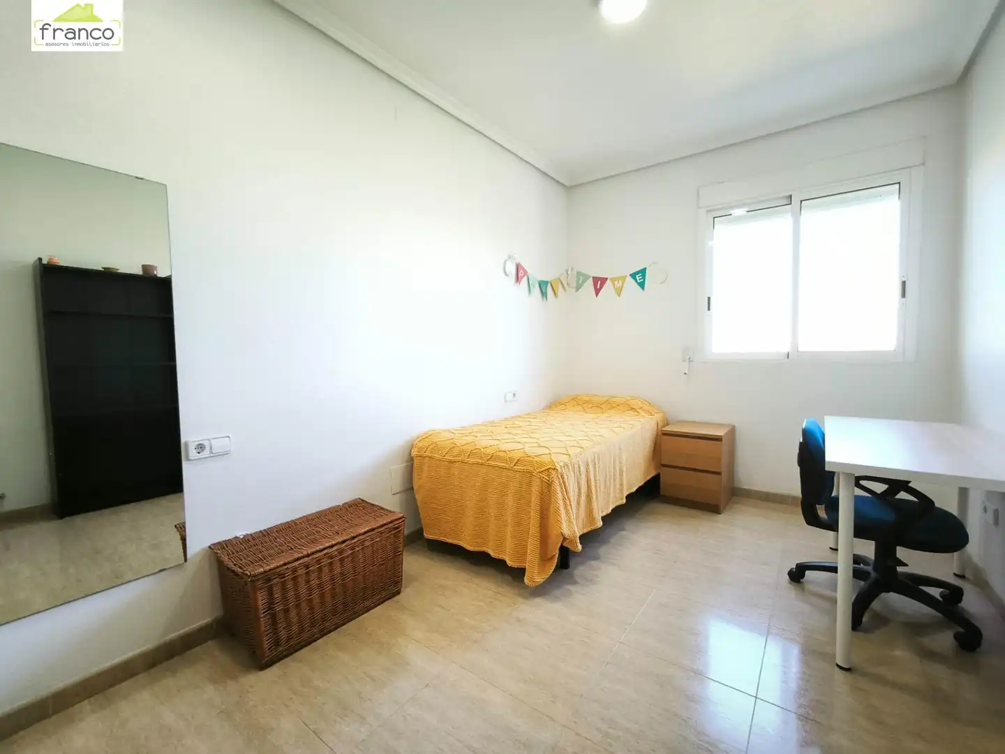 Bedroom of Flat for sale in Murcia  with Air Conditioner, Terrace and Furnished