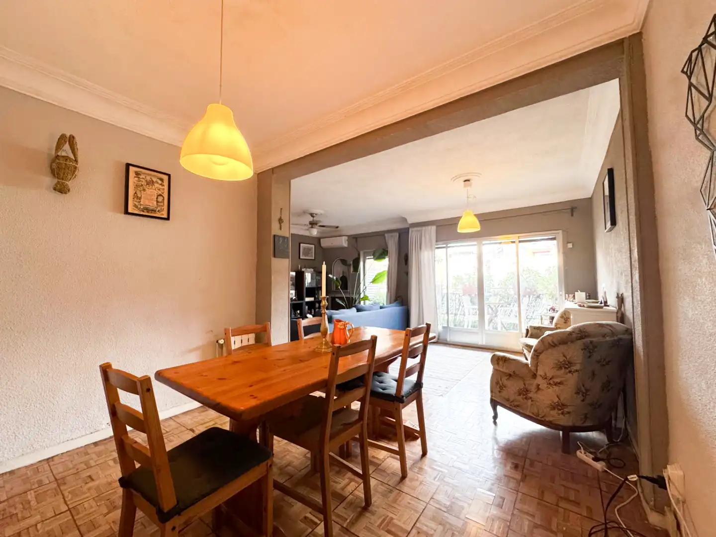 Dining room of Flat for sale in Madrid  with Air Conditioner and Balcony