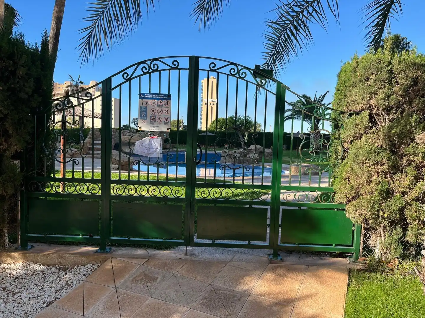 Garten von Wohnung zur Miete in El Campello mit Balkon und Gemeinschaftspool