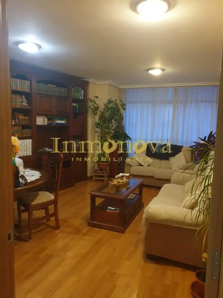Sala d'estar de Pis en venda en A Cañiza   amb Calefacció, Traster i Moblat