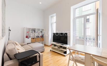 Sala d'estar de Apartament en venda en  Valencia Capital amb Aire condicionat i Balcó