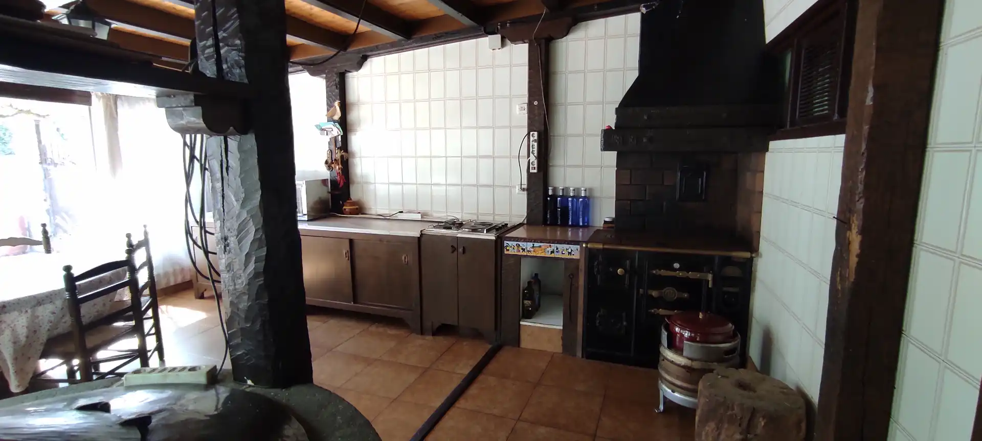 Kitchen of Houses for sale in Valle de Trápaga-Trapagaran  with Heating, Terrace and Storage room