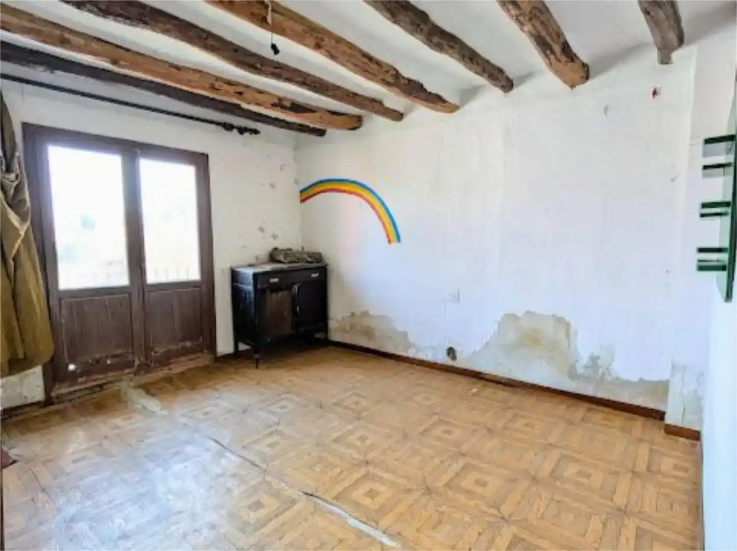 Sala d'estar de Casa adosada en venda en Lécera