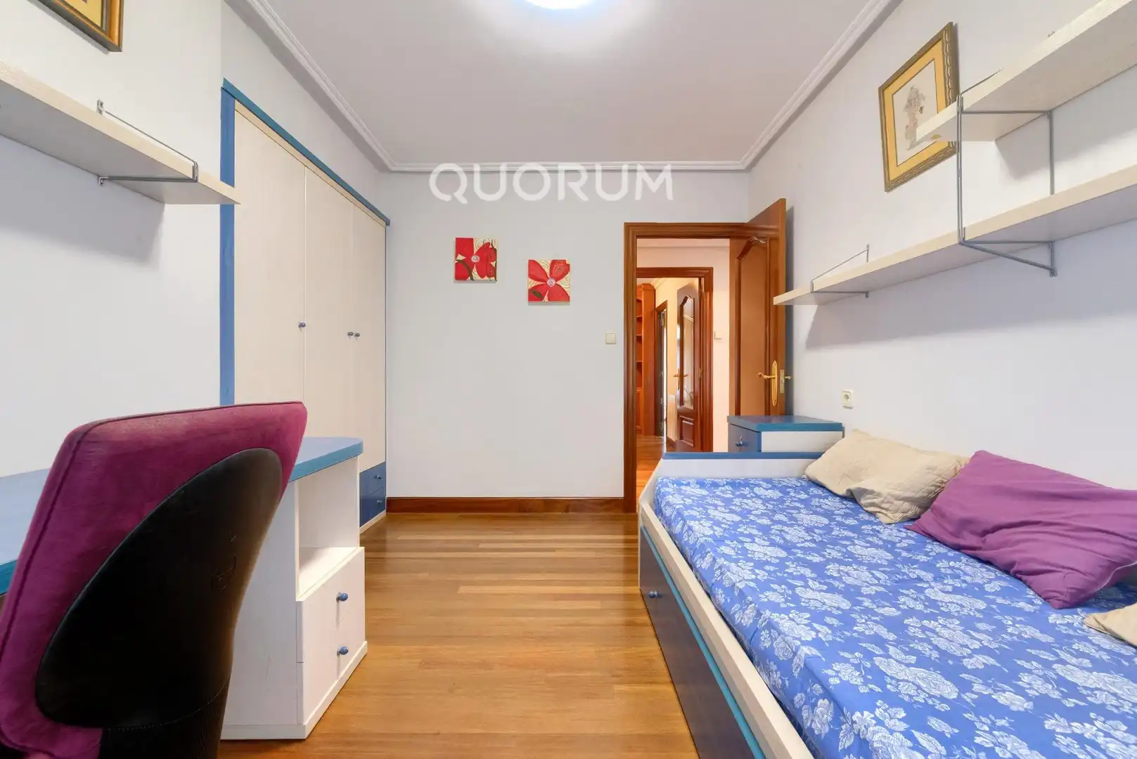 Schlafzimmer von Wohnung zum Verkauf in Basauri  mit Heizung, Möbliert und Balkon