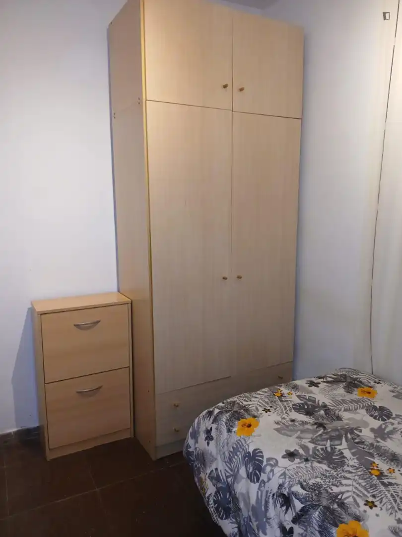 Bedroom of Apartments for share in Barcelona  with Furnished, Oven and Washing machine