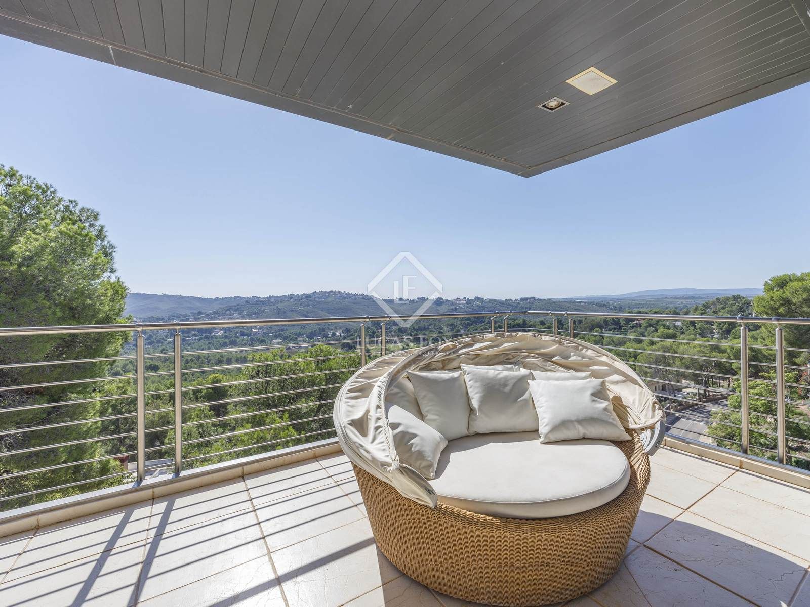 Terrassa de Casa o xalet en venda en Rocafort amb Aire condicionat, Calefacció i Jardí privat