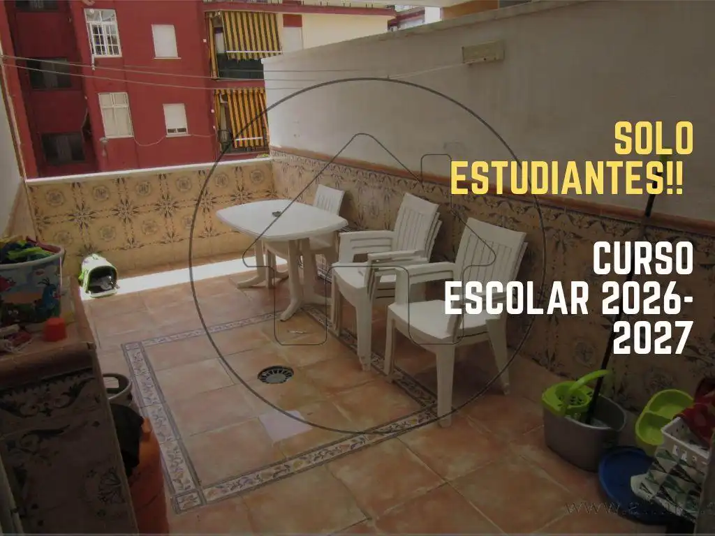 Balcony of Flat for rent in Huelva  with Air Conditioner, Terrace and Furnished