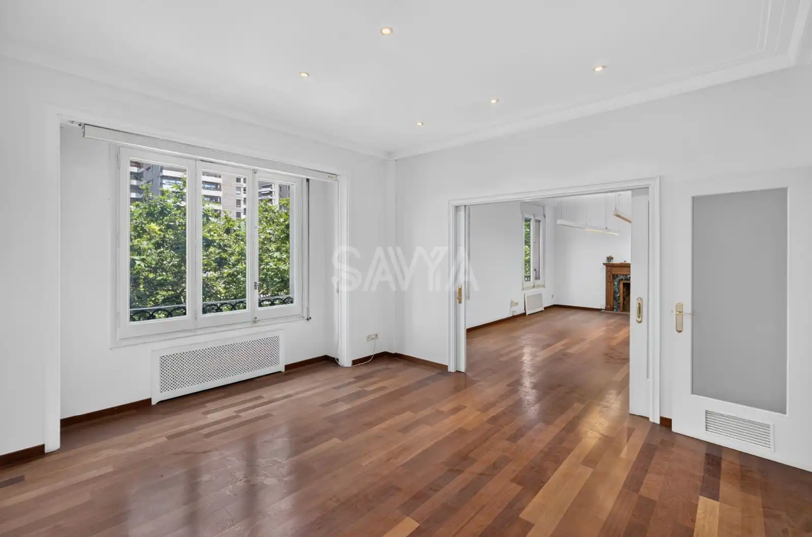 Sala de estar de Piso en venta en Barcelona con Calefacción y Trastero
