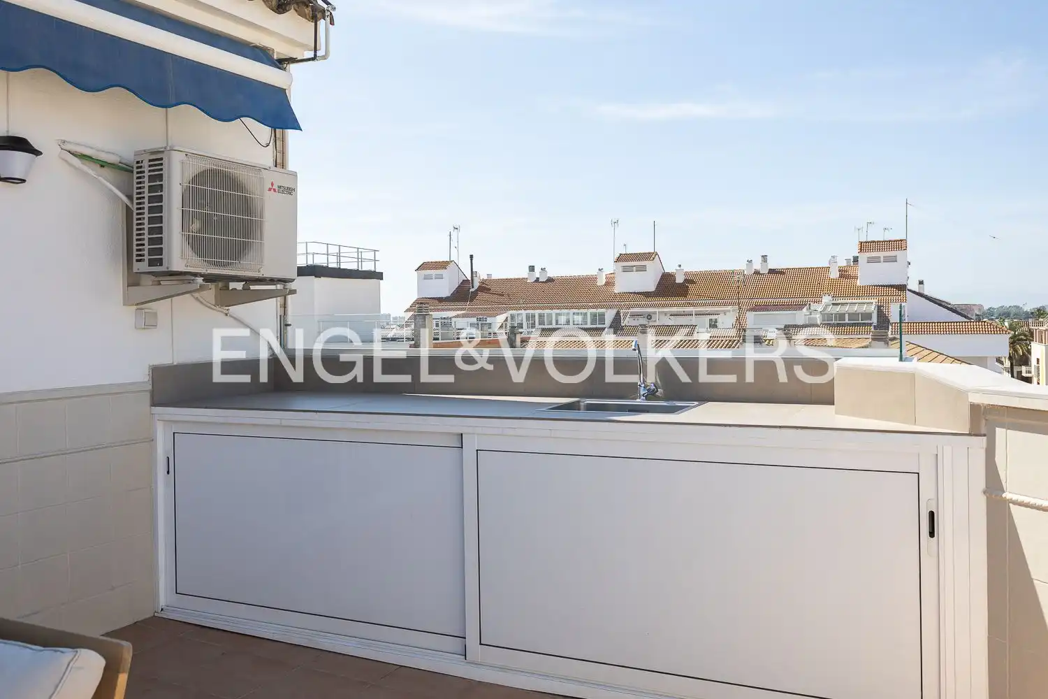 Balcony of Attic for rent in El Puig de Santa Maria  with Air Conditioner, Heating and Terrace