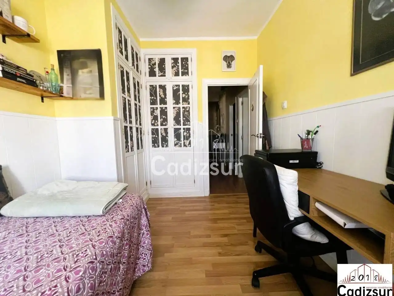 Bedroom of Flat for sale in San Fernando  with Air Conditioner, Parquet flooring and Terrace
