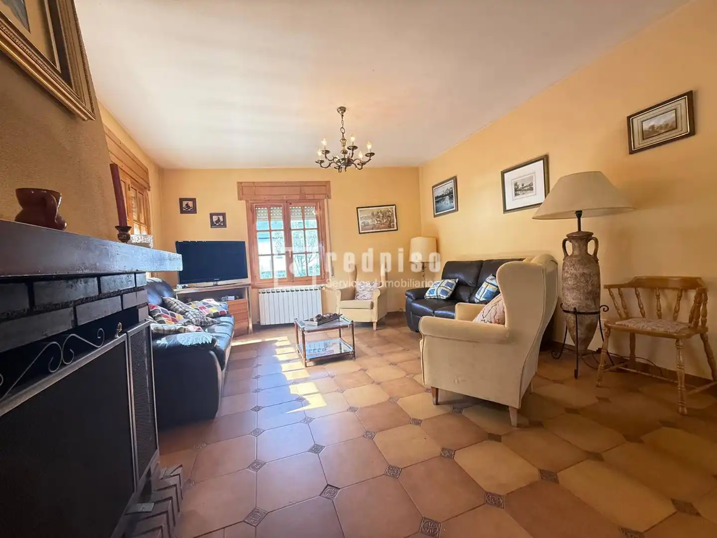 Living room of Houses for sale in Otero de Herreros  with Heating and Terrace