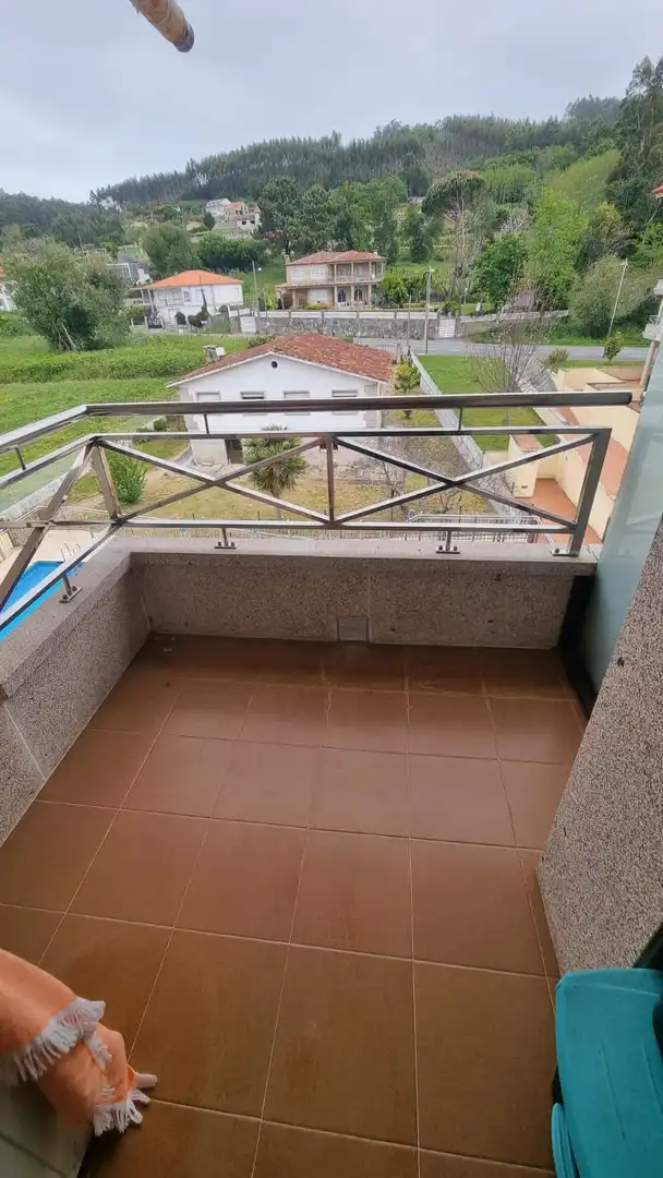 Balcony of Flat for rent in Sanxenxo  with Heating, Terrace and Furnished