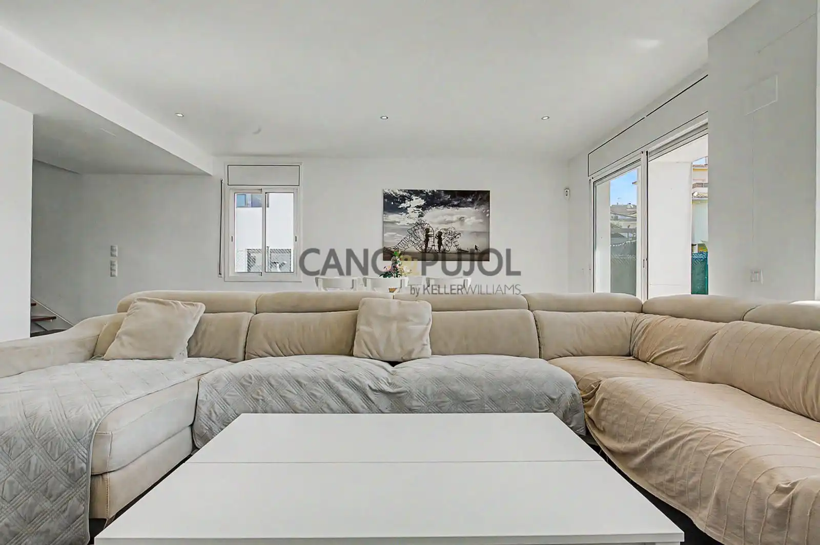 Sala de estar de Casa o chalet en venta en Bigues i Riells del Fai con Aire acondicionado, Calefacción y Terraza