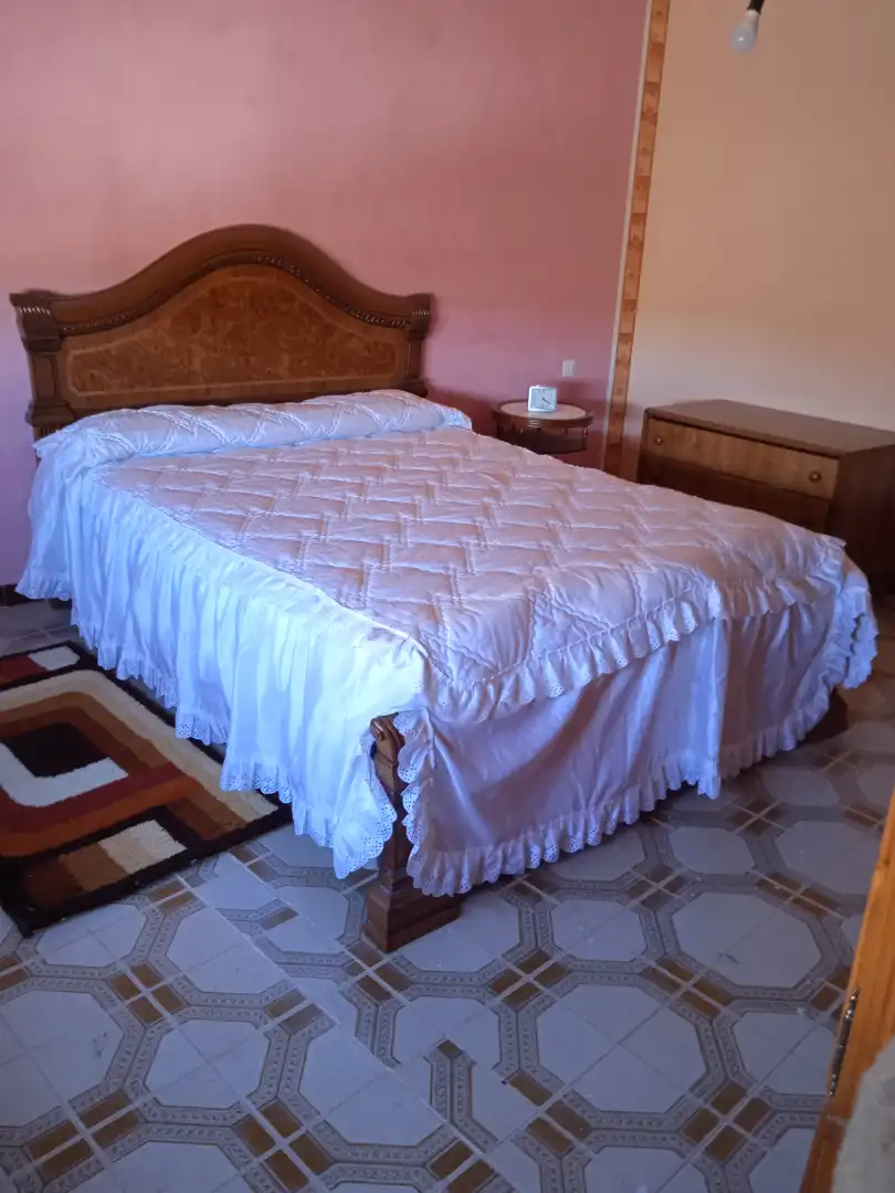 Dormitori de Casa adosada en venda en Vinaceite amb Calefacció, Moblat i Forn