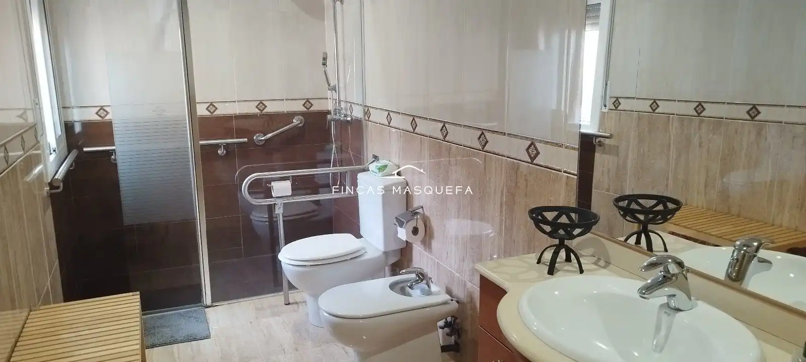 Bany de Dúplex en venda en Masquefa amb Aire condicionat, Calefacció i Terrassa