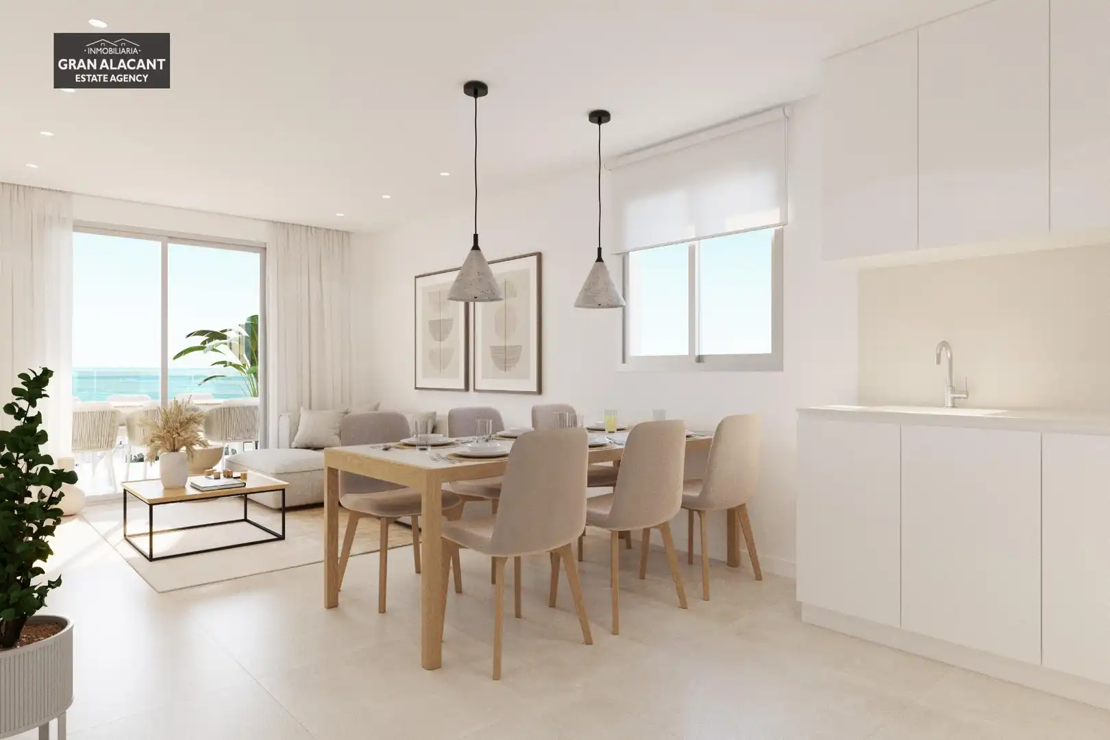 Dining room of Ground floor for sale in Santa Pola  with Air Conditioner, Heating and Terrace