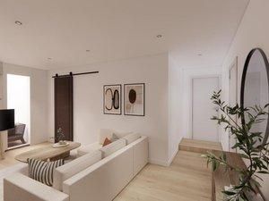 Sala d'estar de Planta baixa en venda en  Madrid Capital amb Terrassa