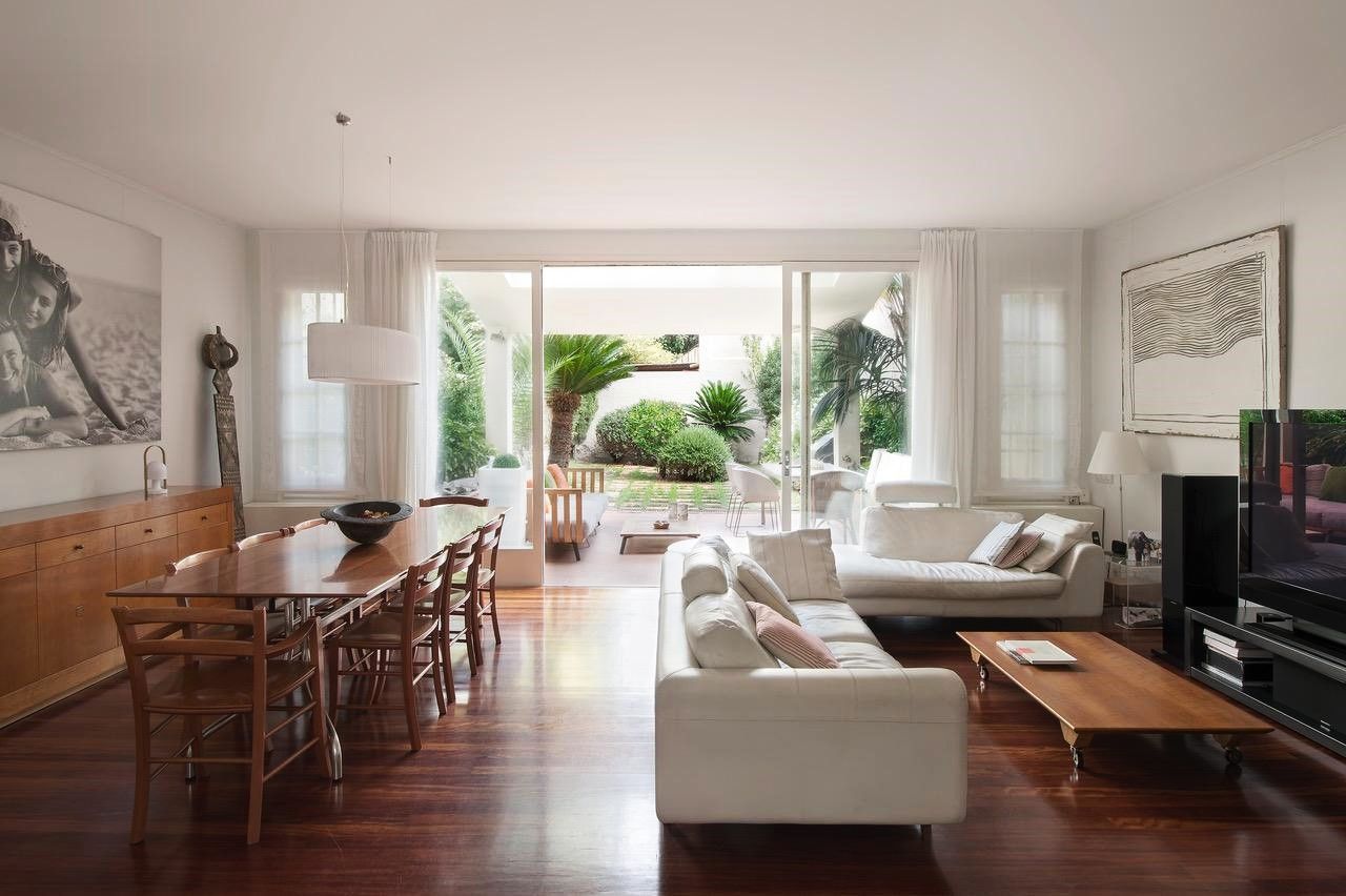 Living room of House or chalet to rent in  Barcelona Capital  with Heating, Private garden and Terrace