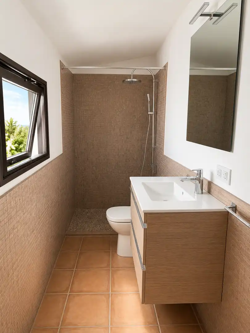 Bathroom of Houses for rent in Muro  with Heating, Private garden and Storage room