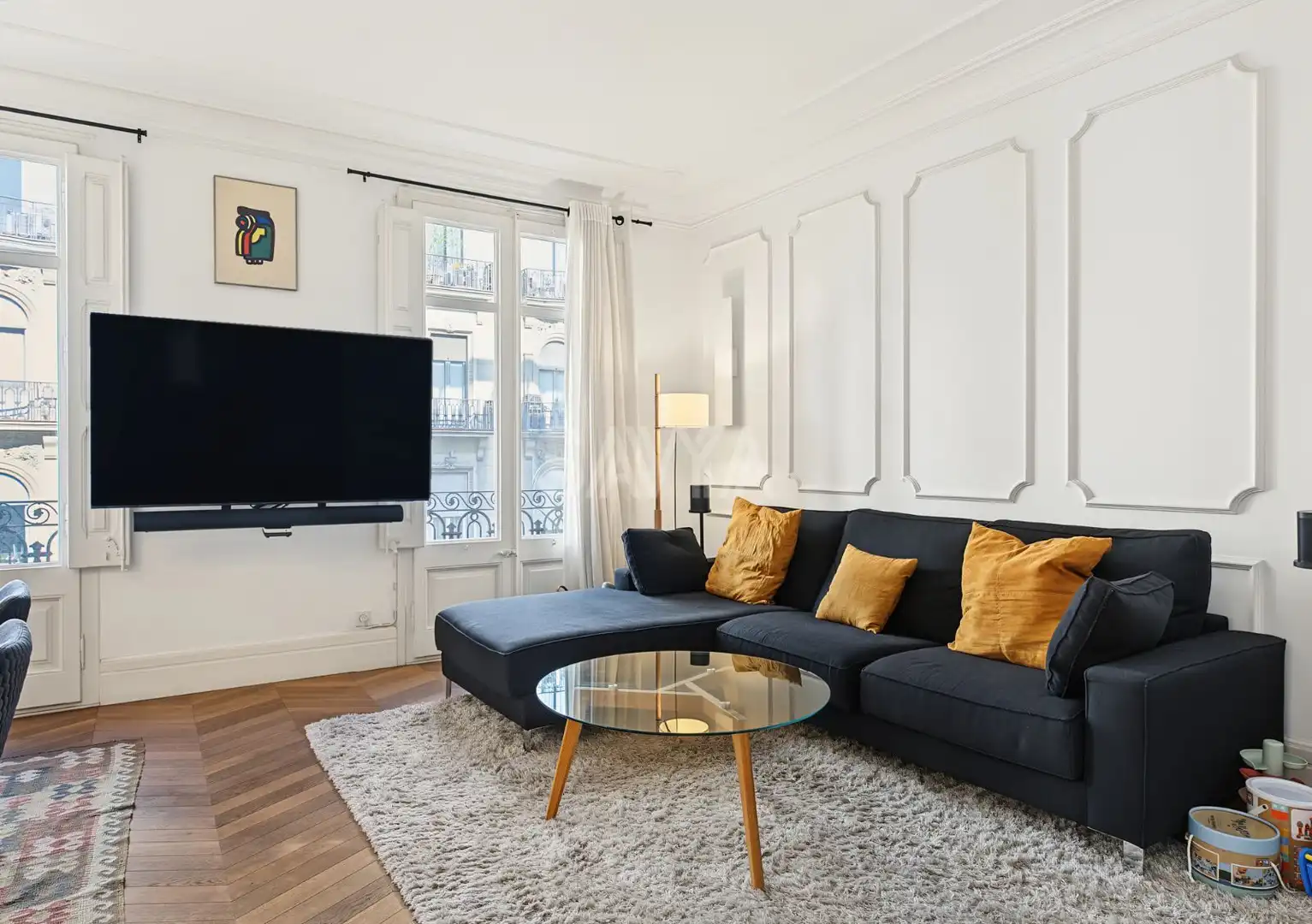 Sala de estar de Piso en venta en Barcelona con Aire acondicionado, Calefacción y Terraza