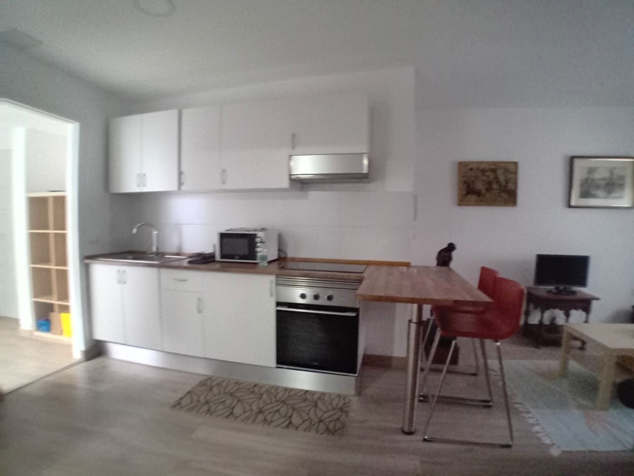 Cocina de Apartamento de alquiler en Las Palmas de Gran Canaria con Amueblado, Horno y Lavadora
