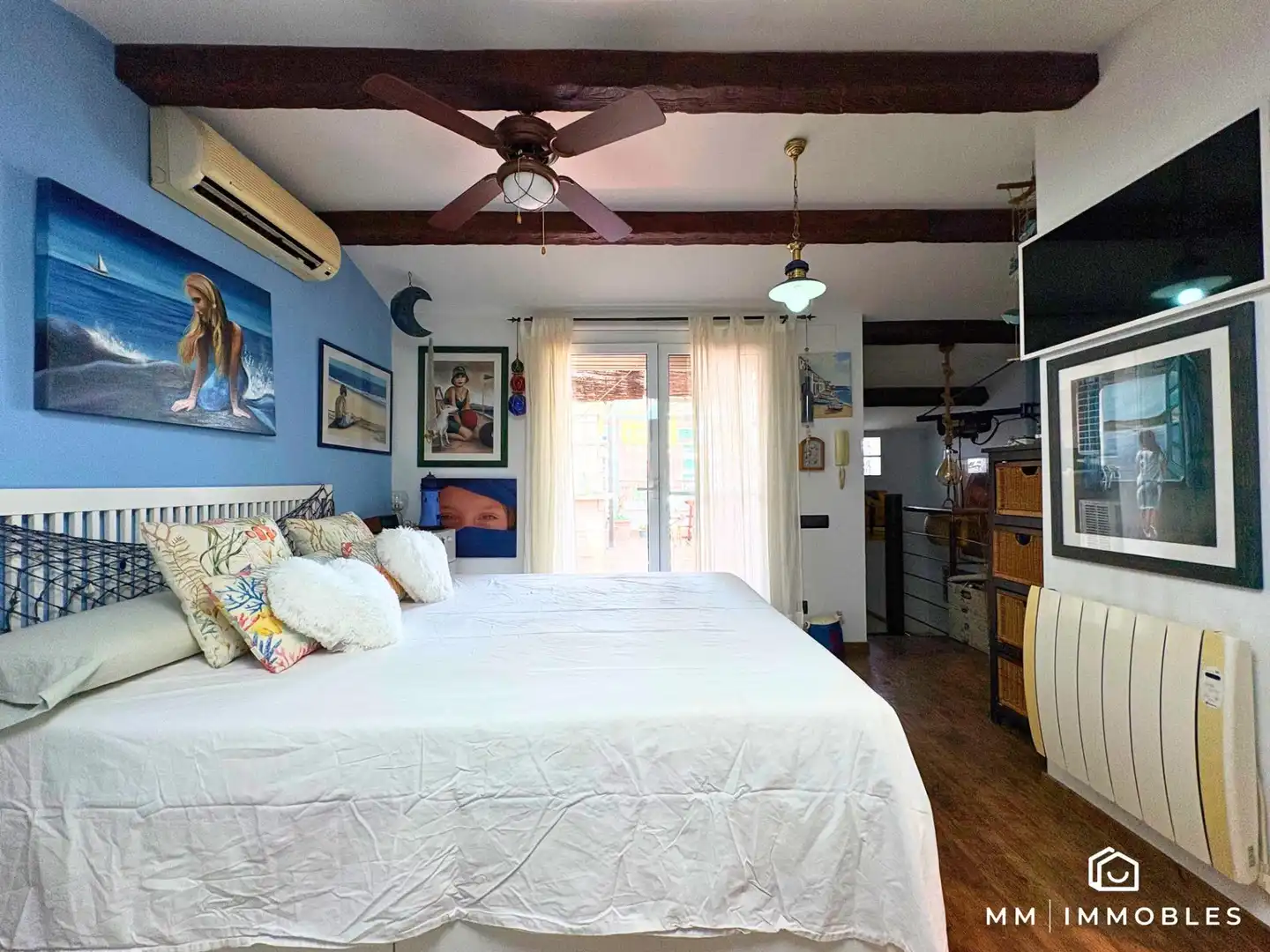 Bedroom of Attic for sale in Les Franqueses del Vallès  with Parquet flooring, Terrace and Balcony