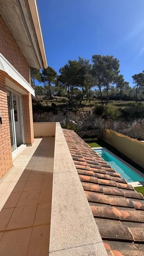 Terrassa de Casa o xalet en venda en Olivella amb Piscina