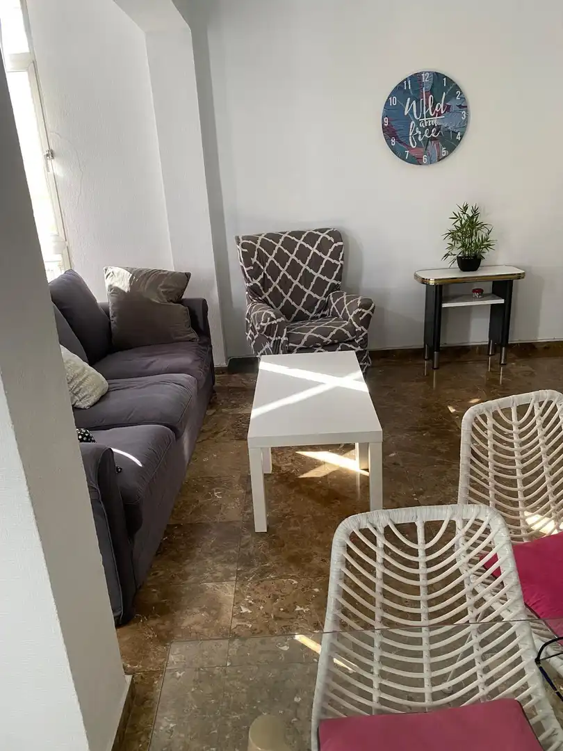 Sala de estar de Piso de alquiler en Sevilla con Aire acondicionado, Calefacción y Amueblado