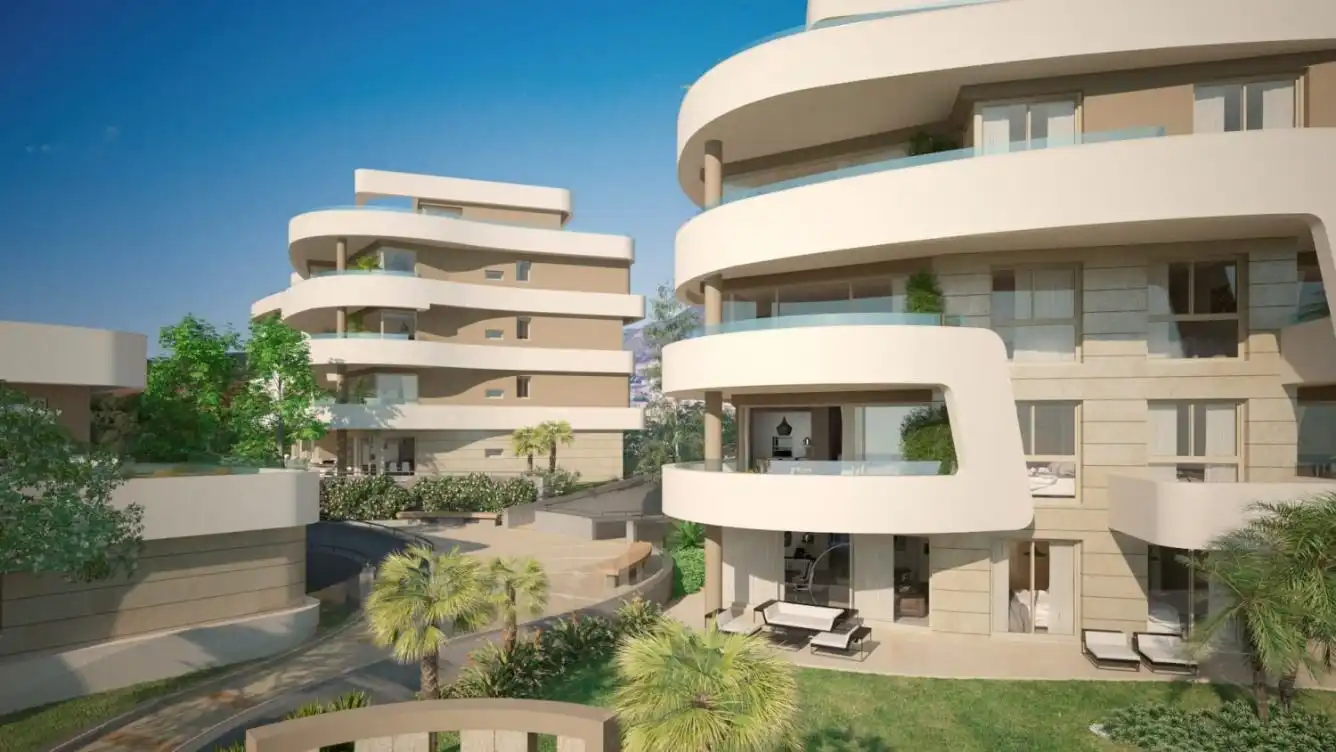 Dormitori de Apartament en venda en Mijas amb Aire condicionat, Parquet i Terrassa