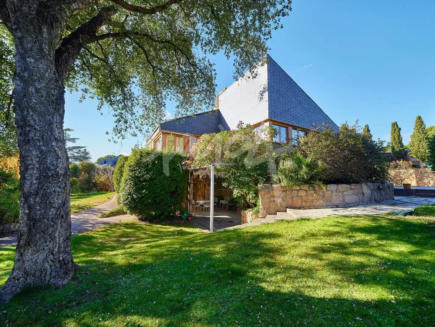 Garden of Houses for sale in Las Rozas de Madrid  with Air Conditioner, Heating and Private garden