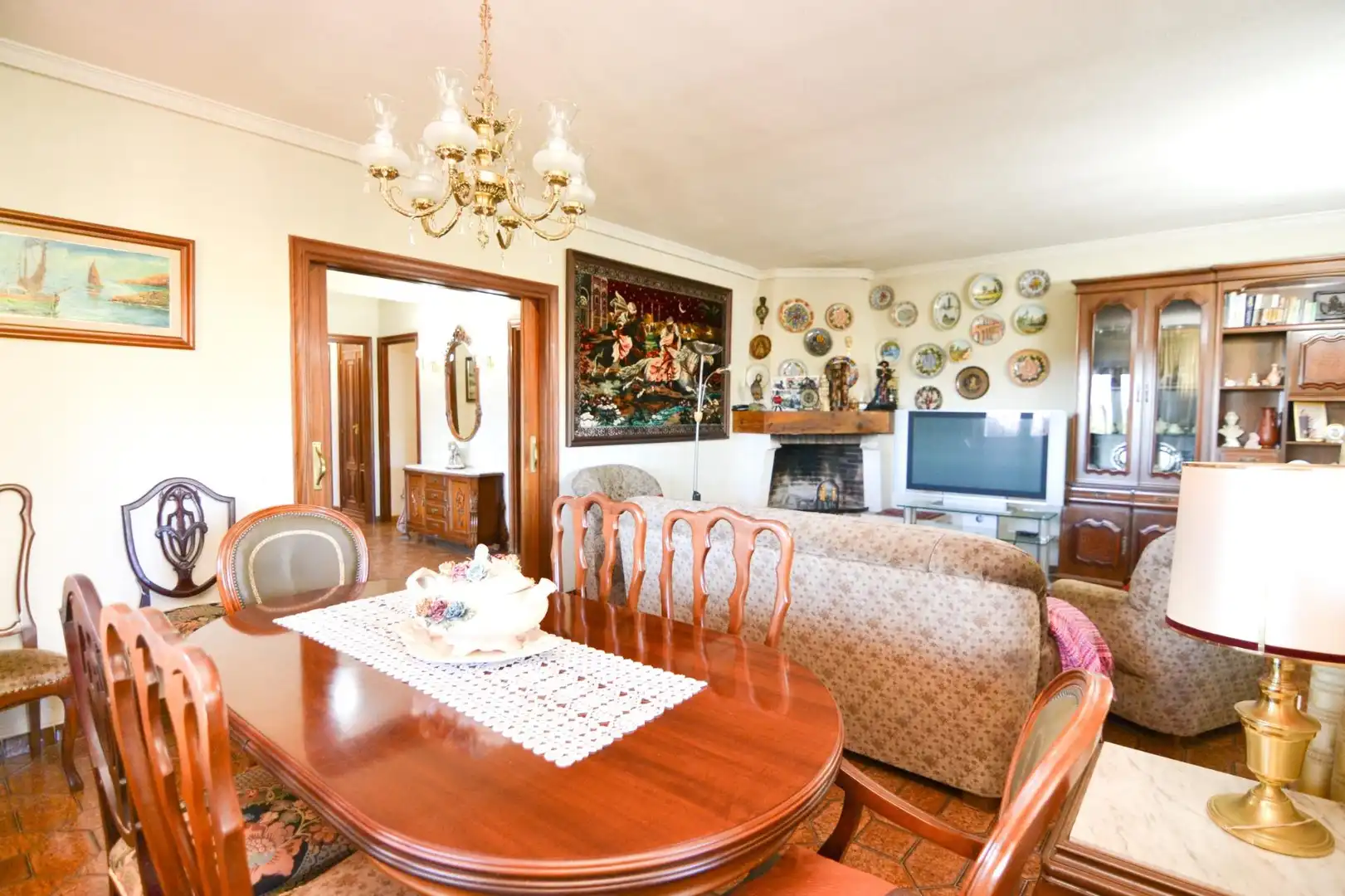 Dining room of Houses for sale in El Escorial  with Heating, Private garden and Terrace