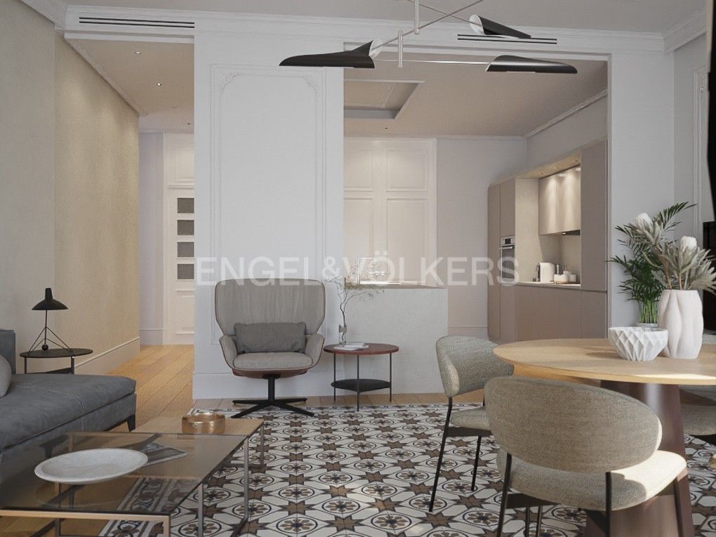 Sala d'estar de Apartament en venda en  Valencia Capital amb Aire condicionat, Calefacció i Balcó