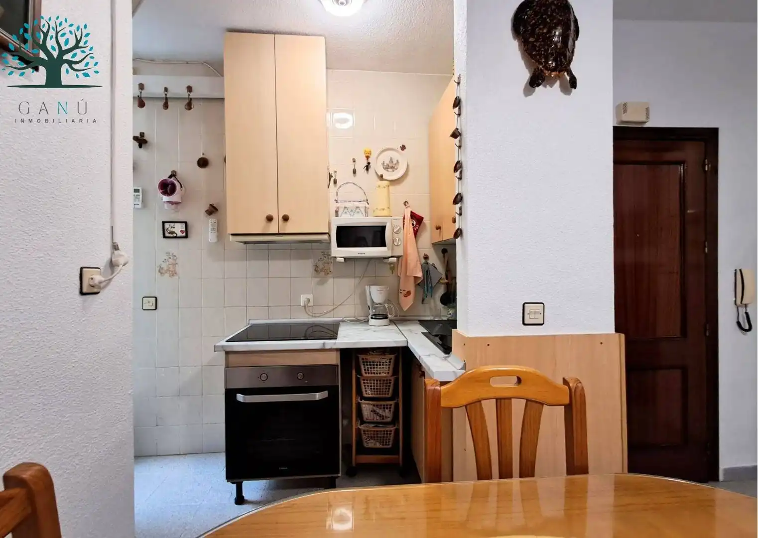 Cuina de Apartament en venda en Mazarrón amb Aire condicionat i Moblat