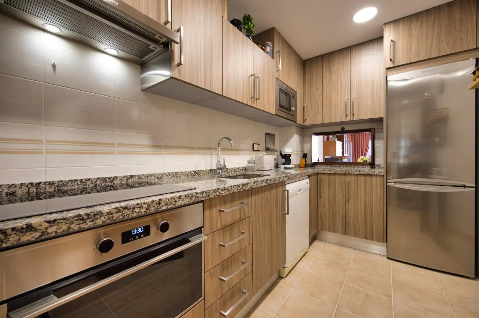Kitchen of Flat for sale in Alicante / Alacant  with Air Conditioner, Private garden and Balcony