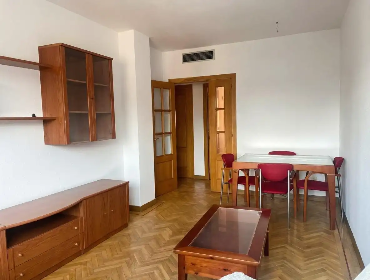 Living room of Flat for rent in Madrid  with Community pool