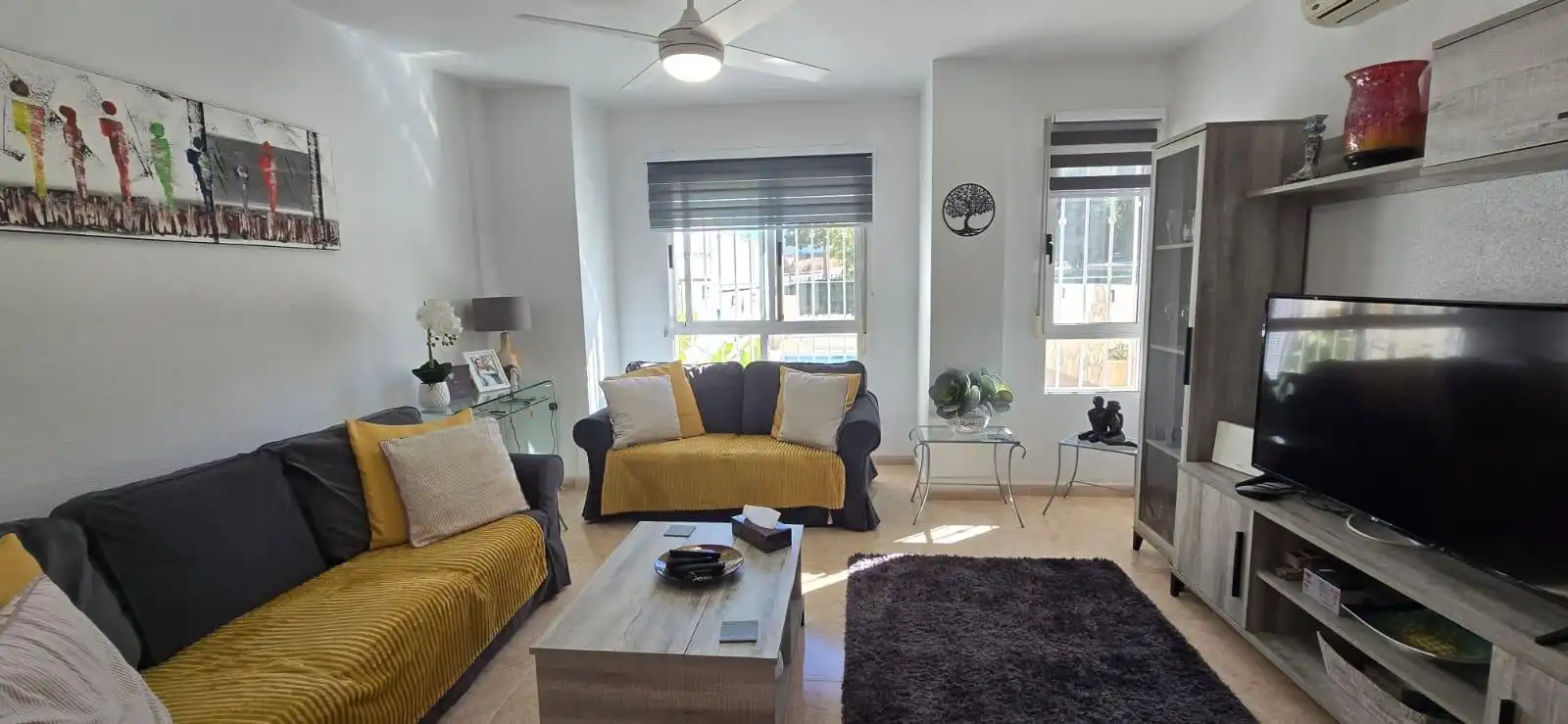 Sala de estar de Casa o chalet en venta en Mazarrón con Terraza, Piscina y Balcón