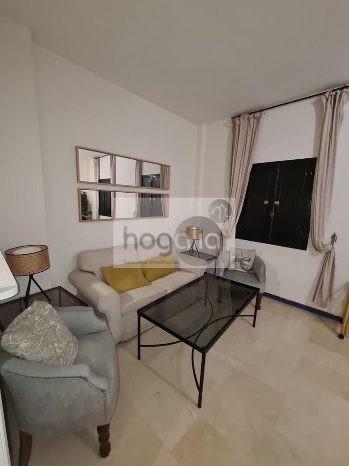 Sala d'estar de Planta baixa de lloguer en  Sevilla Capital amb Aire condicionat i Moblat