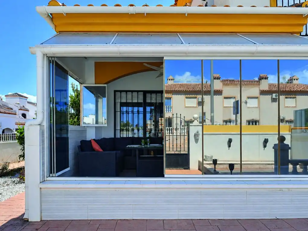 Terrasse von Haus oder Chalet zur Miete in Orihuela mit Klimaanlage, Privatgarten und Parkett