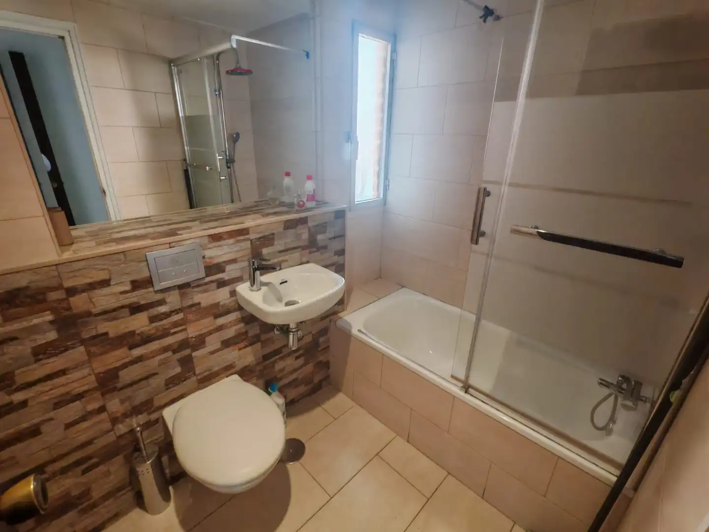 Bathroom of Flat for sale in Móstoles  with Heating, Parquet flooring and Terrace