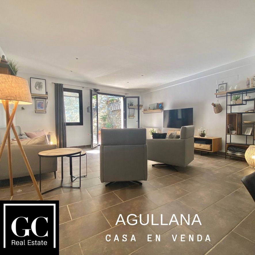 Living room of Single-family semi-detached for sale in Agullana  with Heating and Terrace